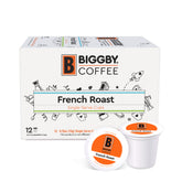 Biggby French Roast 12ct Single Serve 100% Farm Direct Coffee