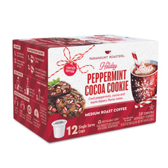 Holiday Peppermint Cocoa Cookie 12ct Single Serve Coffee