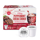 Holiday Peppermint Cocoa Cookie 12ct Single Serve Coffee