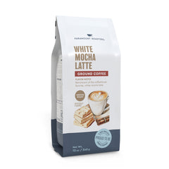 White Mocha Latte 12oz Flavored Ground Coffee