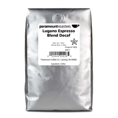 Lugano Espresso Roast Decaf 5lb Whole Bean Coffee