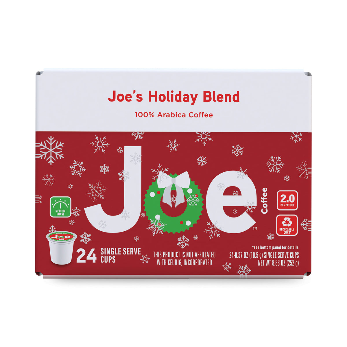 Joe Knows Coffee® Joe Holiday ® 24ct Single Serve Coffee