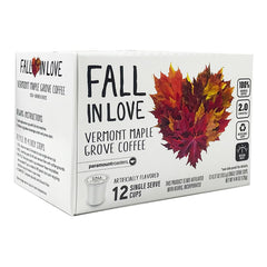 Fall in Love Vermont Maple Grove Flavored 12ct Single Serve Coffee
