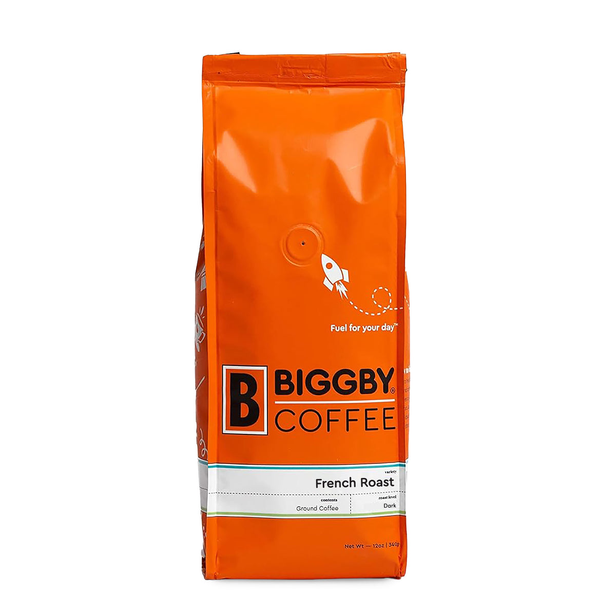 Biggby French Roast 12oz Ground 100% Farm Direct Coffee