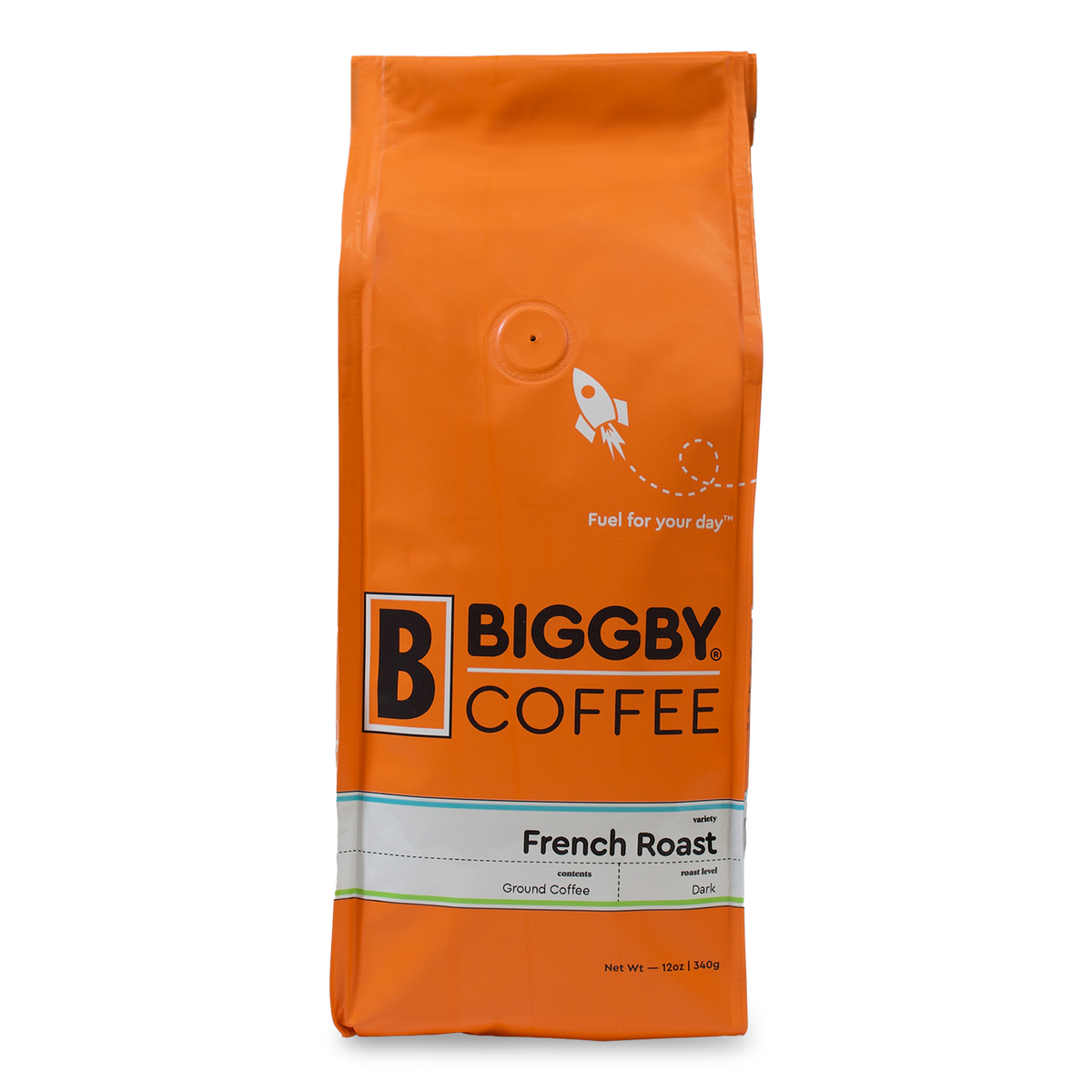 Biggby French Roast 12oz Ground 100% Farm Direct Coffee