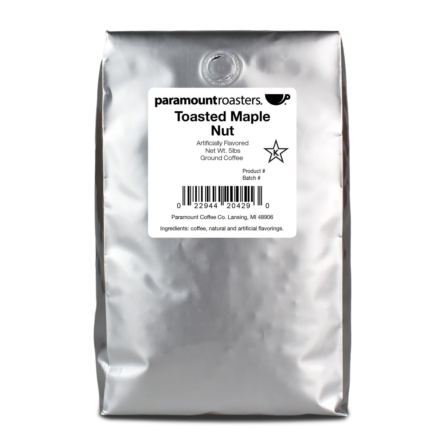 Toasted Maple Nut 5lb Flavored Ground Coffee