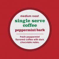 Deer Santa Peppermint Bark Flavored 12ct Single Serve Coffee