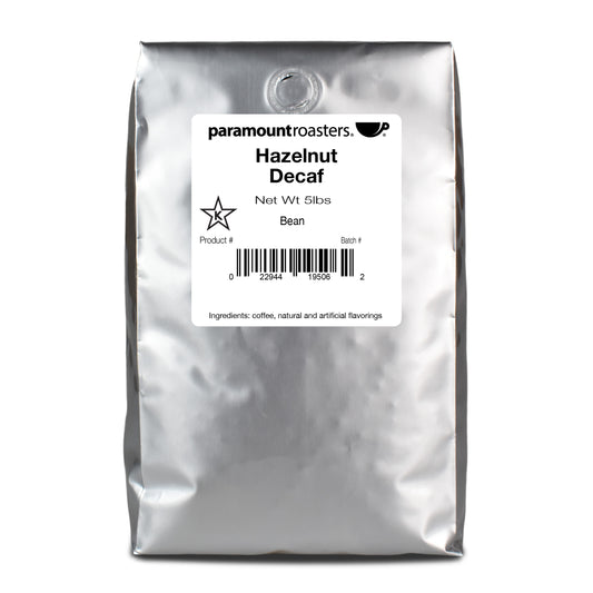 Hazelnut Decaf 5lb Flavored Whole Bean Coffee