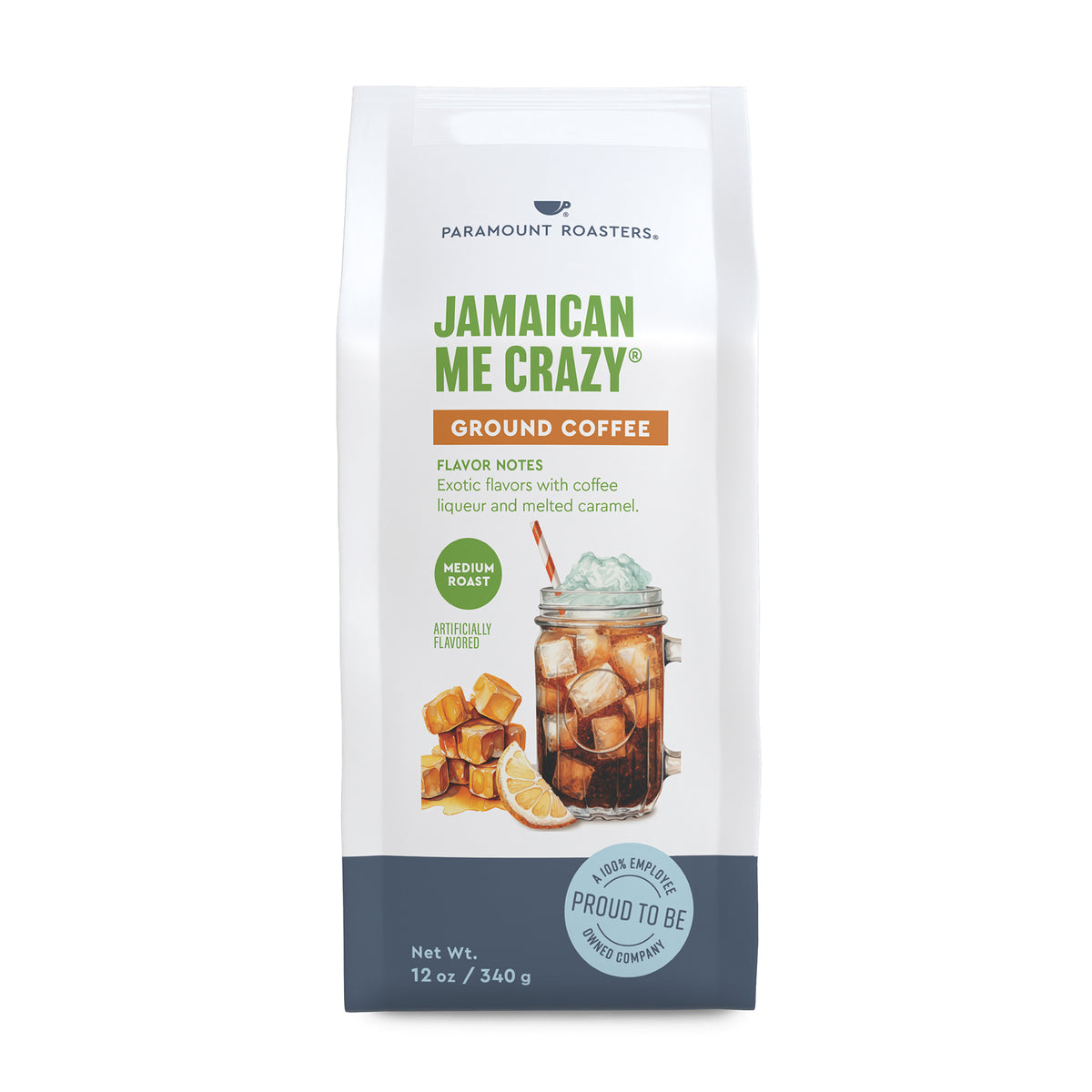 Jamaican Me Crazy 12oz Flavored Ground Coffee – Paramount Coffee