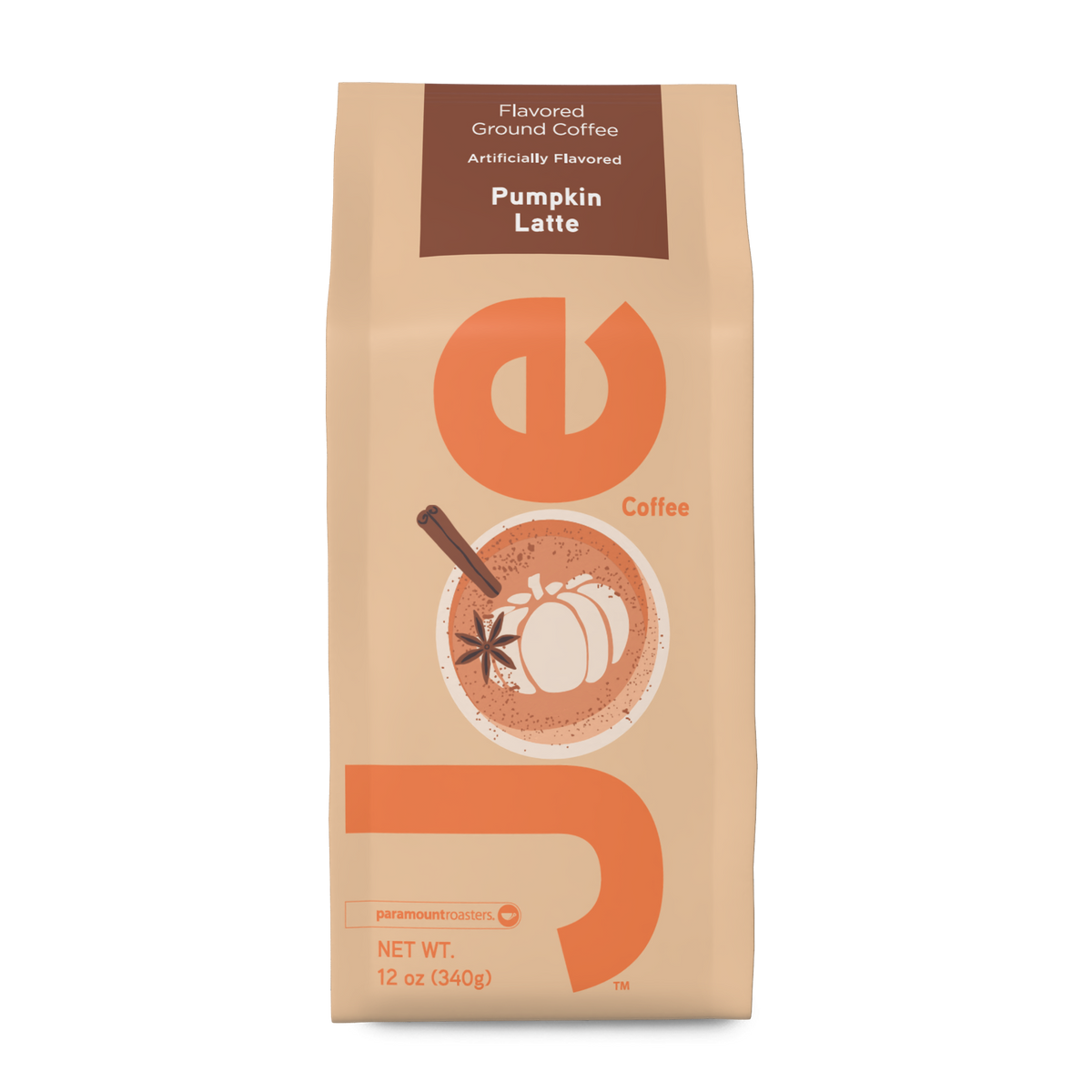 Joe Knows Coffee® Joe Pumpkin Latte 12oz Flavored Ground Coffee