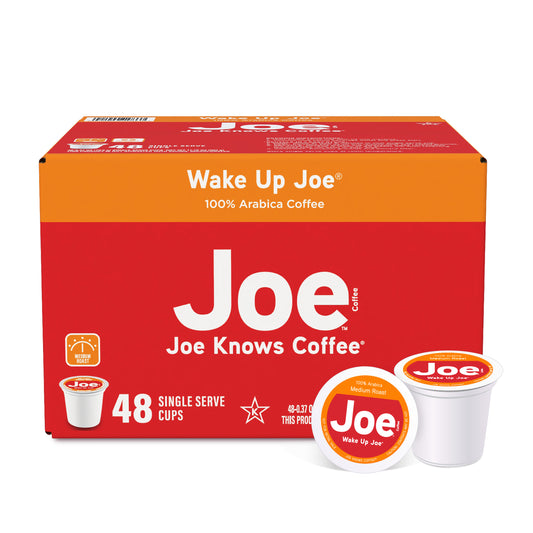 Joe Knows Coffee® Wake Up Joe® Single Serve 48ct Carton