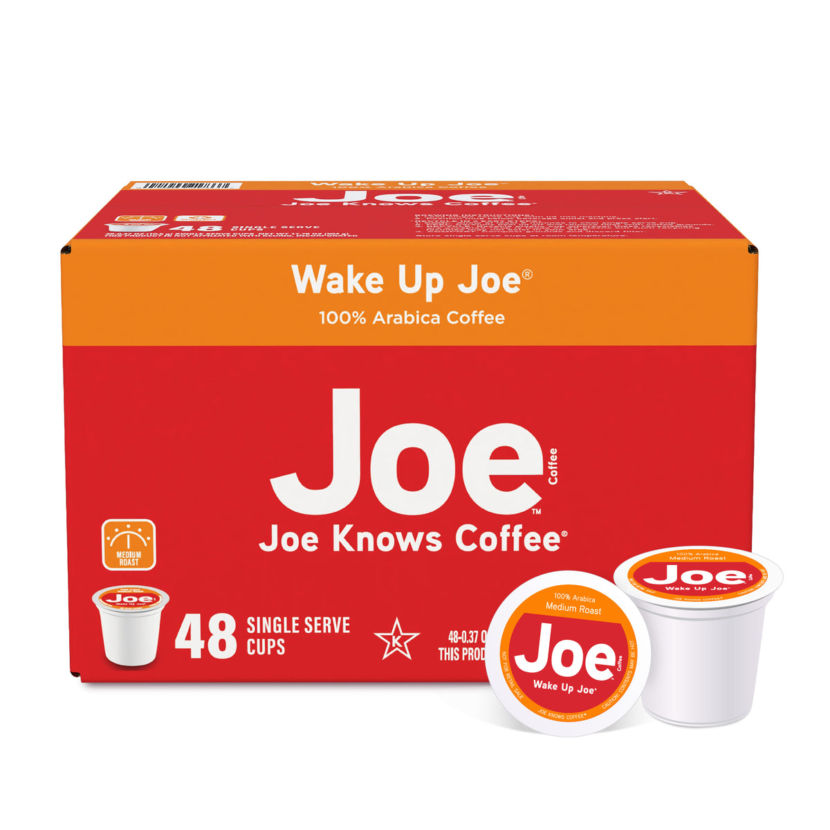Joe Knows Coffee® Wake Up Joe® Single Serve 48ct Carton