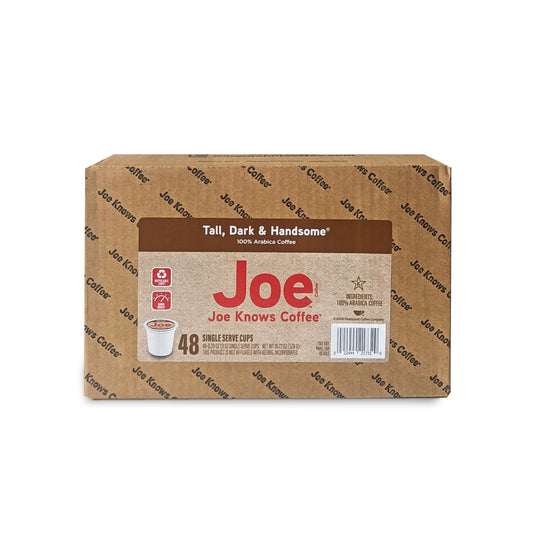 Joe Knows Coffee® Tall, Dark & Handsome® Single Serve Cups 48ct Carton