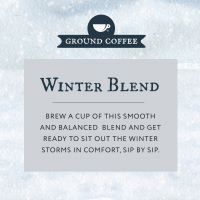 Let It Snow Winter Blend 12oz Medium Roast Ground Coffee