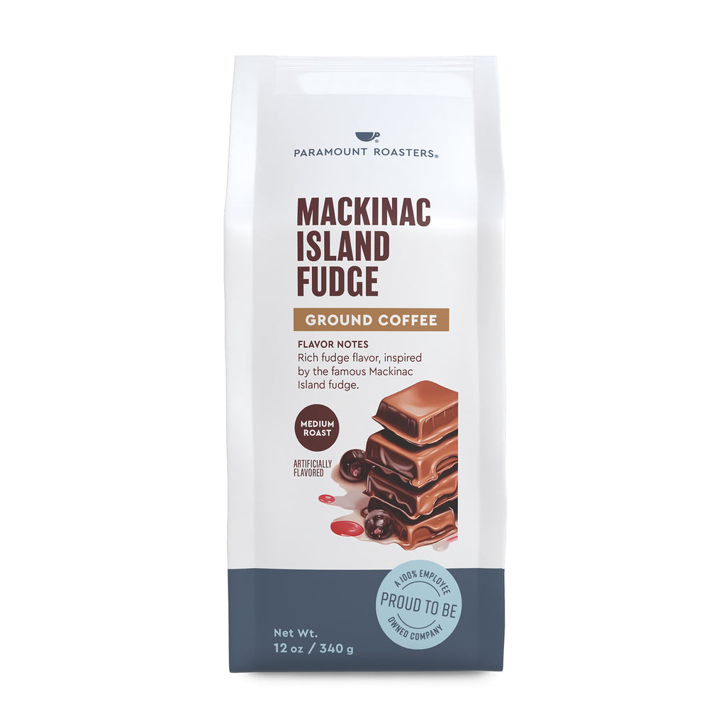 Mackinac Island Fudge 12oz Flavored Ground Coffee – Paramount Coffee