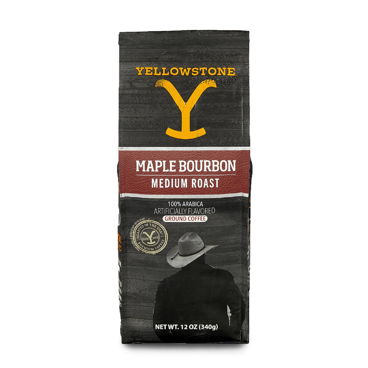 Yellowstone 12oz Maple Bourbon Flavored Ground Coffee