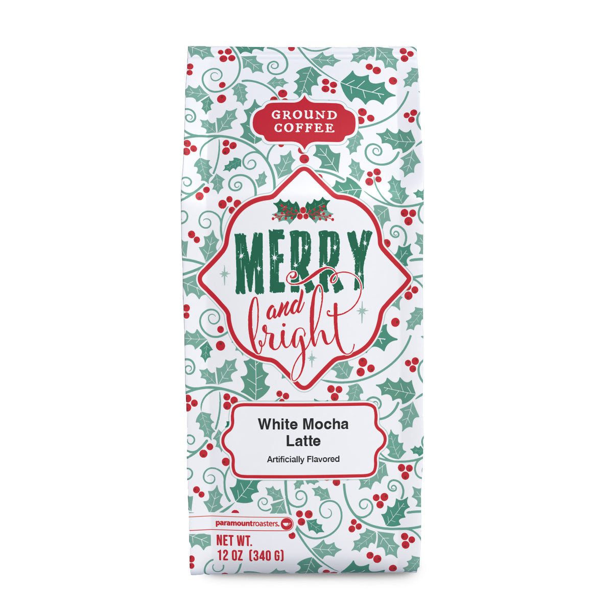 Merry & Bright White Mocha Flavored 12oz Ground Coffee