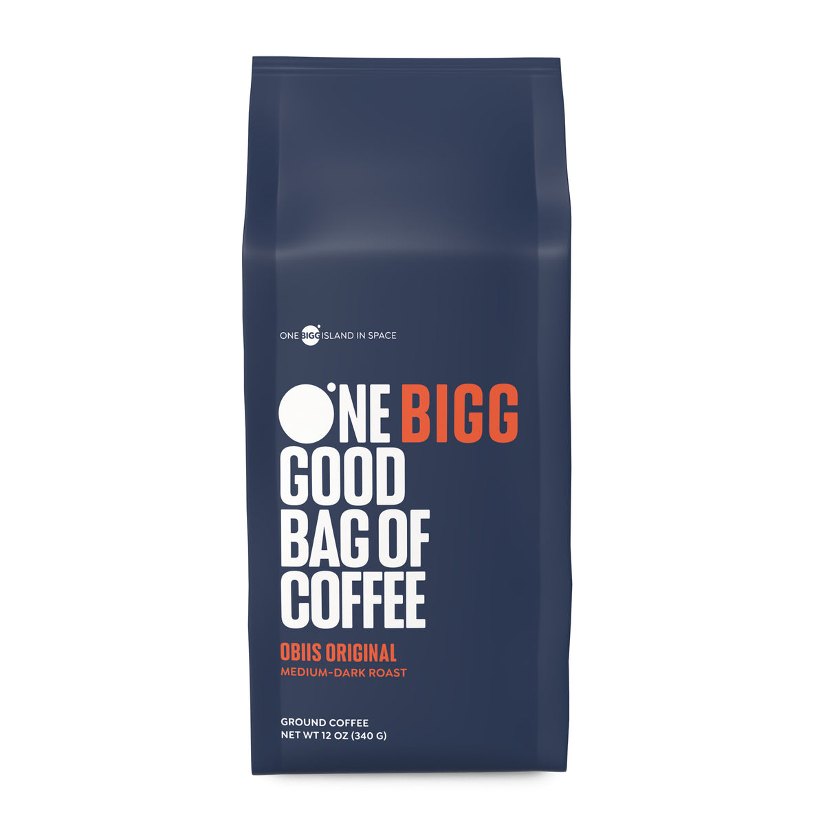 One Bigg Good Bag of Coffee 12oz 100% Farm Direct Arabica Ground Coffee