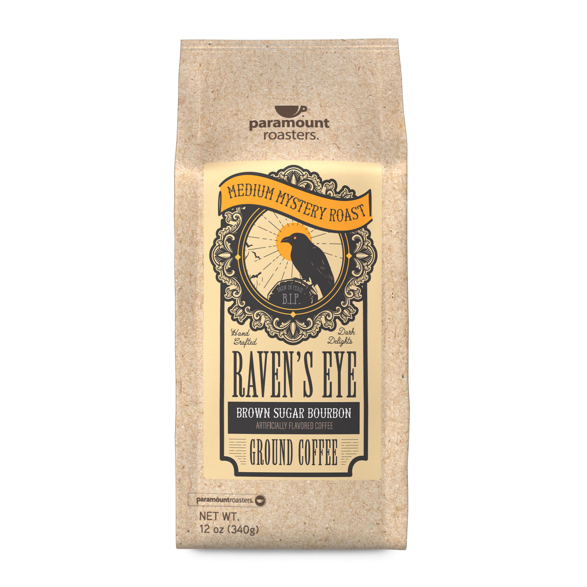 Halloween Raven Brown Sugar Bourbon 12 oz Flavored Ground Coffee