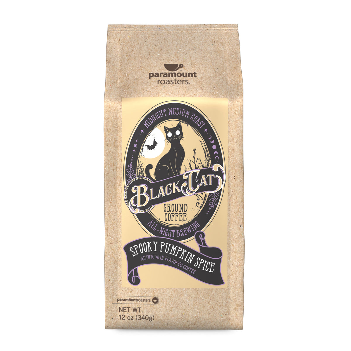 Halloween Raven Brown Sugar Bourbon 12 oz Flavored Ground Coffee