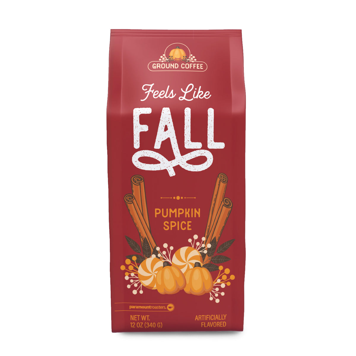 Feels Like Fall Pumpkin Spice 12oz Flavored Ground Coffee
