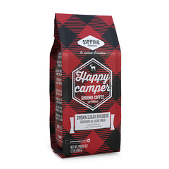 Happy Camper Brown Sugar Bourbon Flavored Ground Coffee