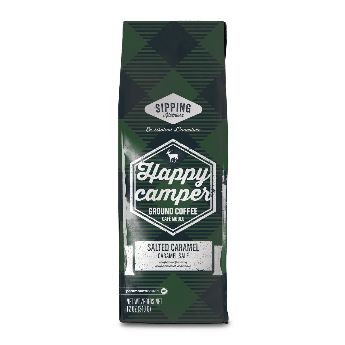 Happy Camper Salted Caramel 12oz Flavored Ground Coffee