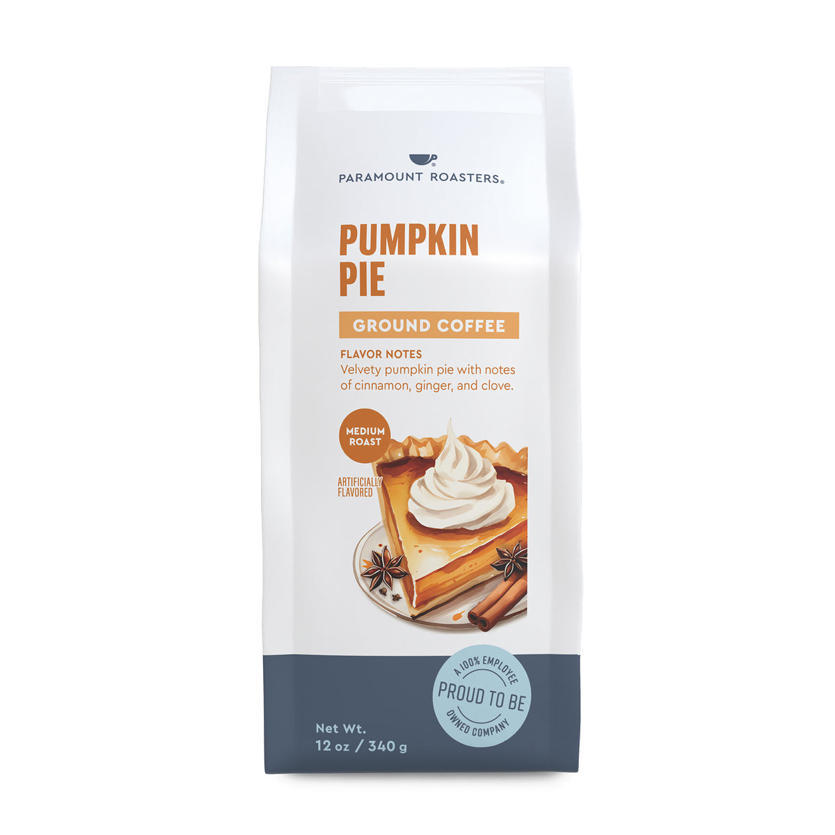 Pumpkin Pie 12oz Flavored Ground Coffee