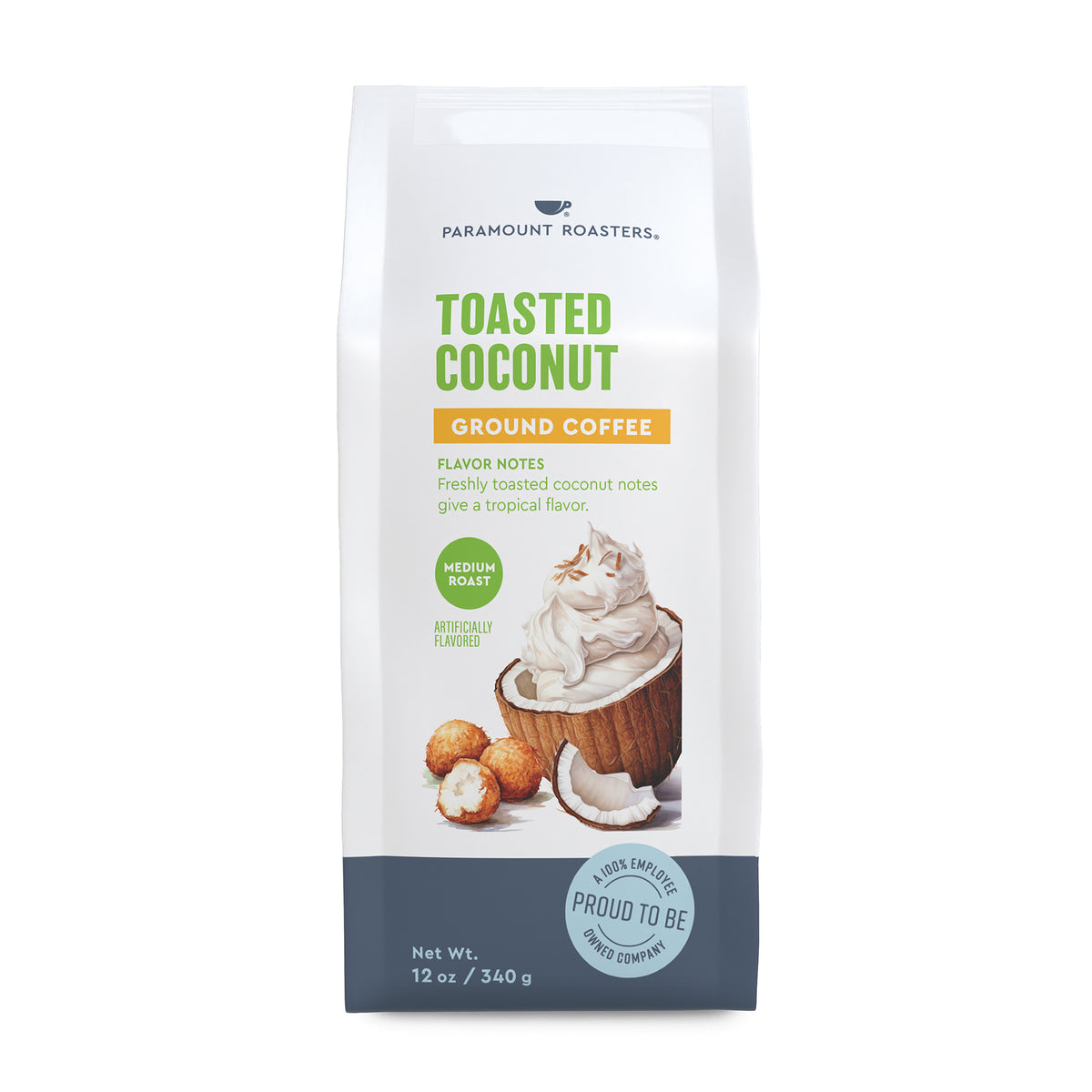 Toasted Coconut 12oz Flavored Ground Coffee