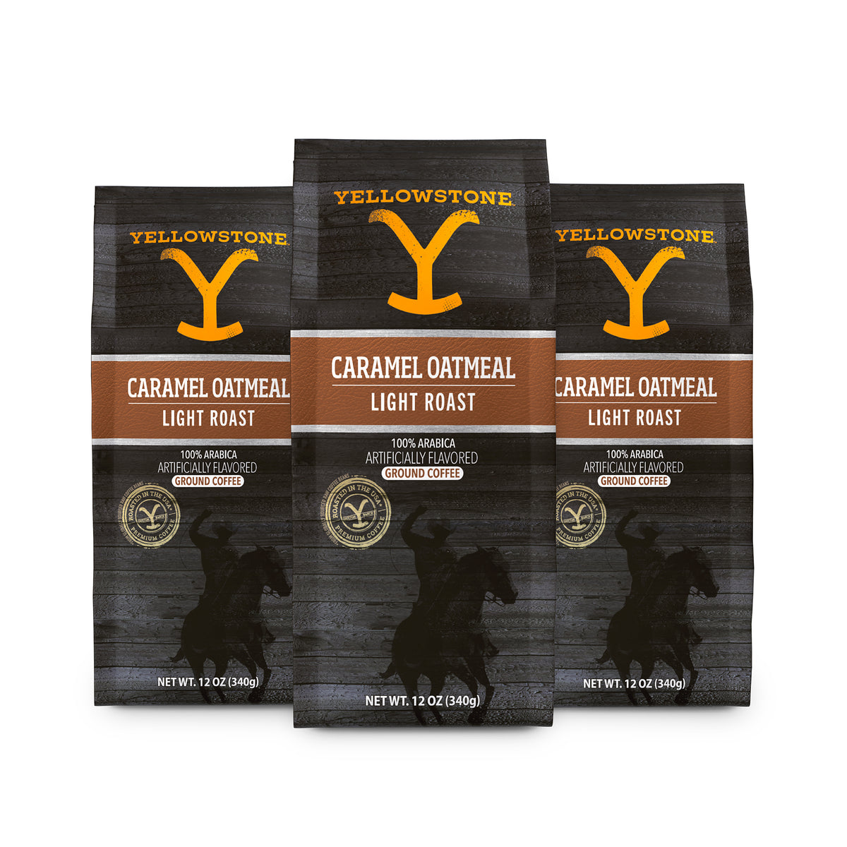 Yellowstone 36 oz Caramel Oatmeal Flavored Ground Coffee