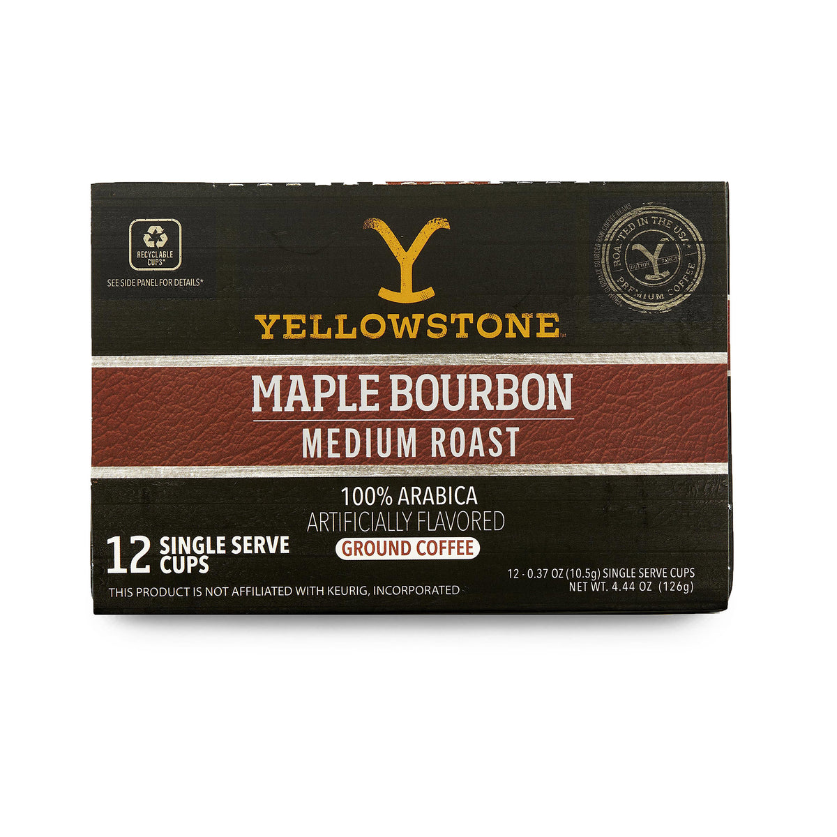 Yellowstone Maple Bourbon 12ct Single Serve Cups