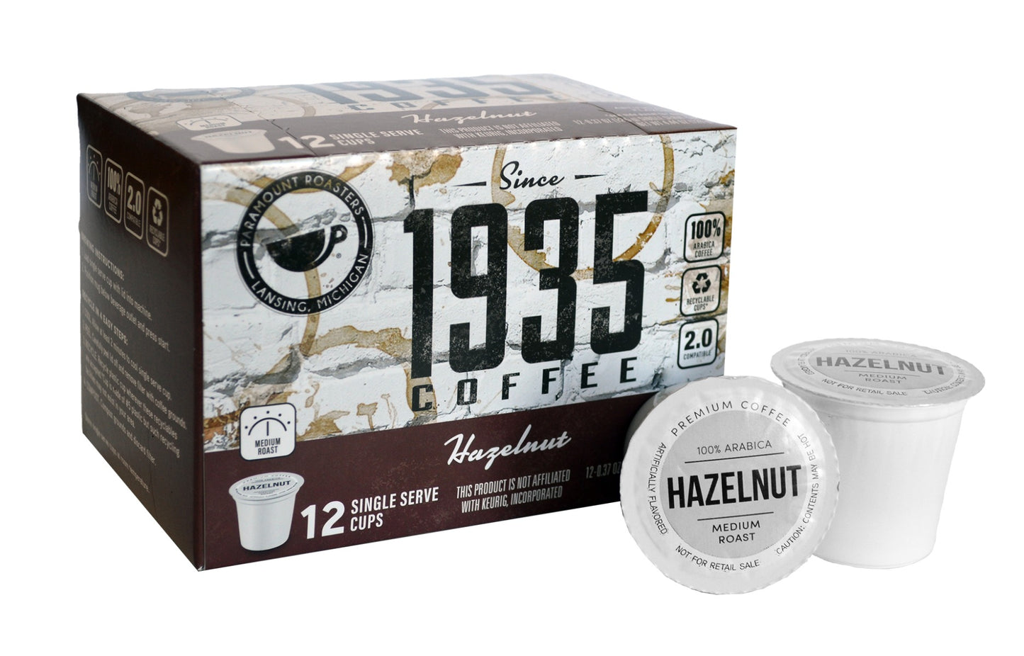 1935 Hazelnut 12ct Flavored Single Serve Cups