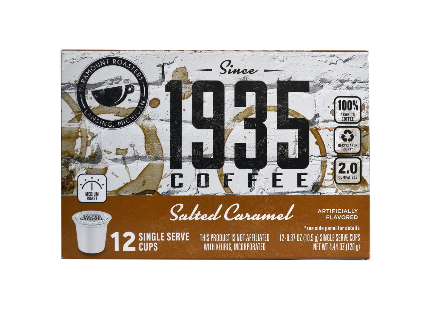 1935 Salted Caramel 12ct Flavored Single Serve Cups