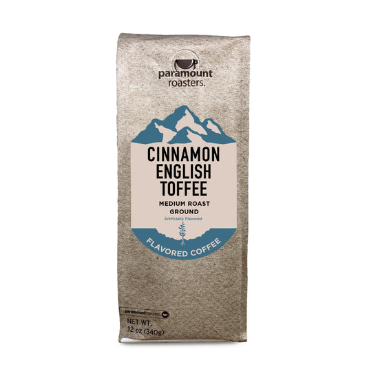 Cinnamon English Toffee 12oz Flavored Ground Coffee