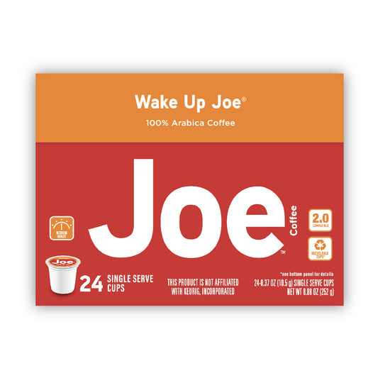 Joe Knows Coffee® Wake Up Joe® Single Serve 24ct Carton