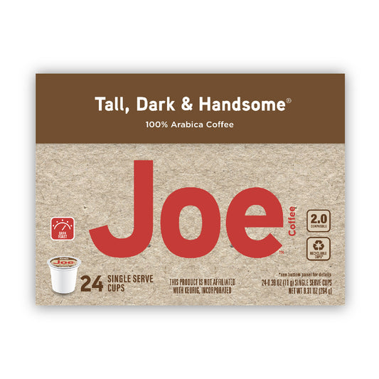 Joe Knows Coffee® Tall, Dark & Handsome® Single Serve 24ct Carton