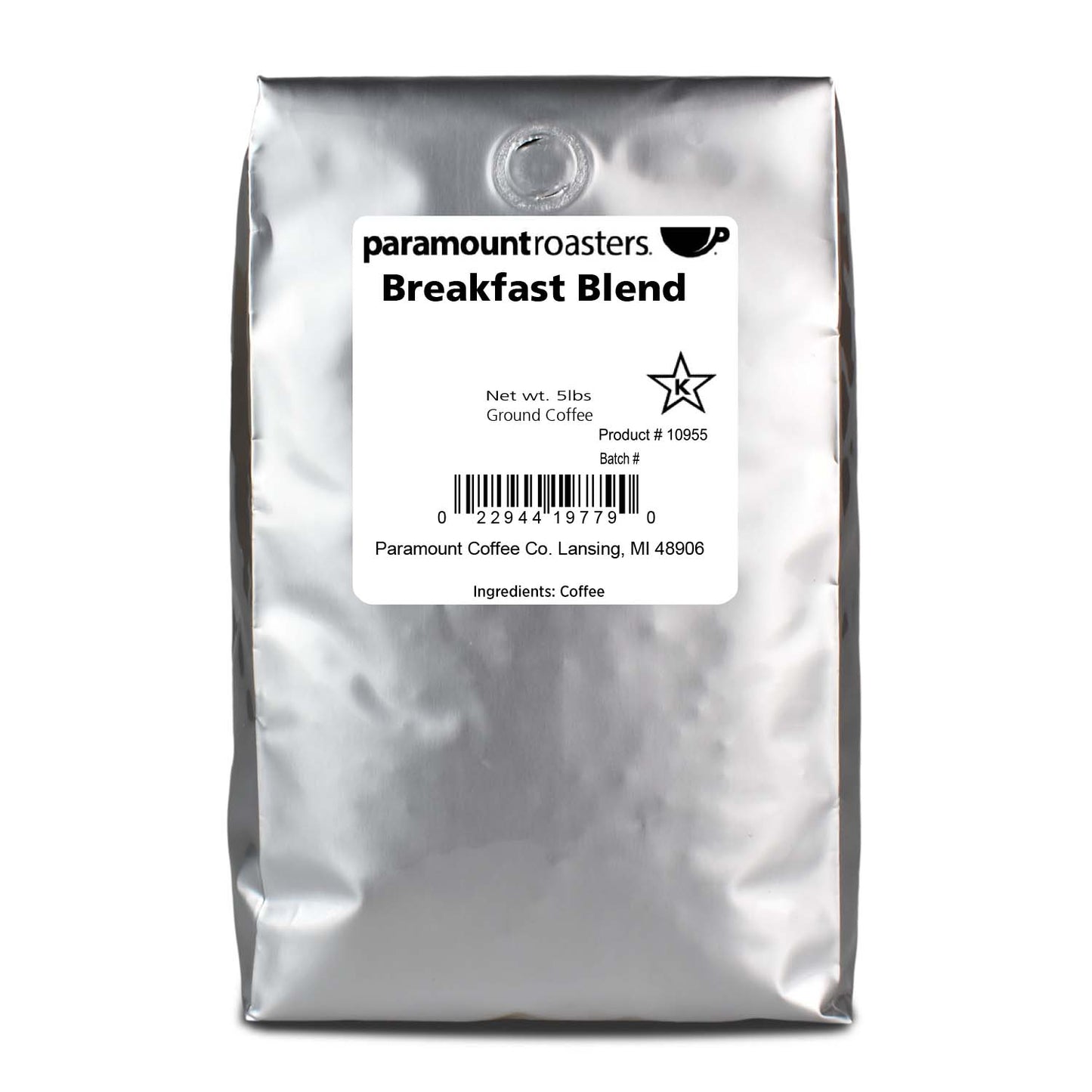 Breakfast Blend 5lb Ground Coffee