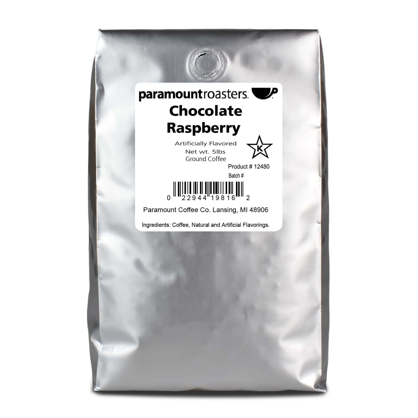 Chocolate Raspberry 5lb Flavored Ground Coffee