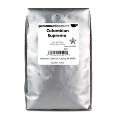 Colombian Supremo 5lb Whole Bean Coffee