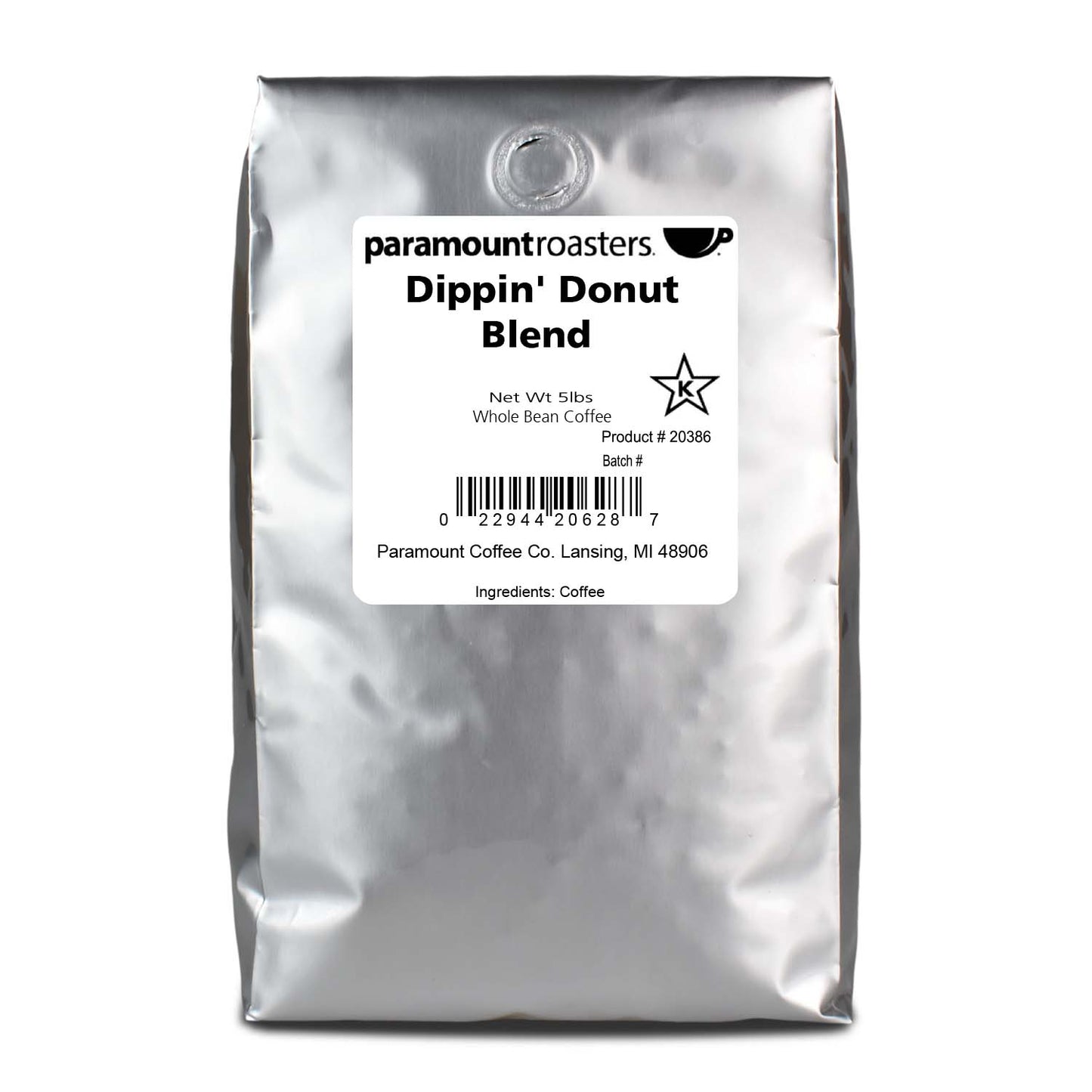 Dippin' Donut Blend 5lb Whole Bean Coffee