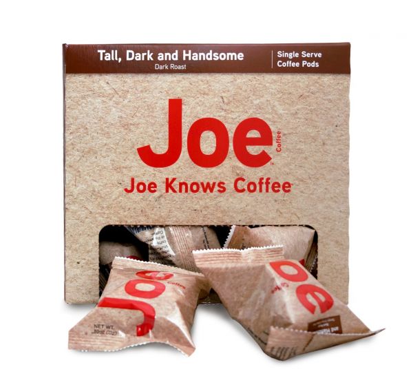 Single Serve Coffee Pods Joe Knows Coffee 40 count,... Tall Dark and Handsome
