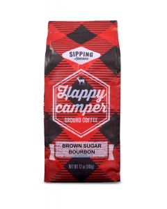 Happy Camper  Brown Sugar Bourbon Coffee 12 oz Ground