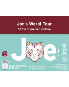 Joe's World Tour 100% Sumatran Coffee 24ct Single Serve Cups